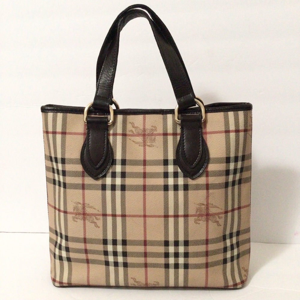Burberry Haymarket Tote Bag - Picture 1 of 15